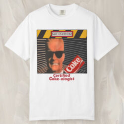 Vintage Max Headroom Certified Coke ologist T shirt