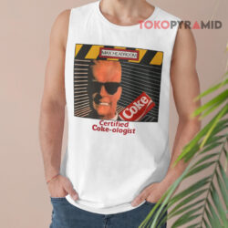 Vintage Max Headroom Certified Coke-ologist Shirt 2 Vintage Max Headroom Certified Coke ologist Tank Top