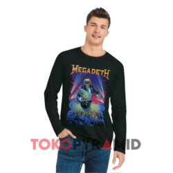 Vintage Megadeth Berlin Wall Concert Shirt 4 Vintage Megadeth Berlin Wall Concert Black Long sleeved