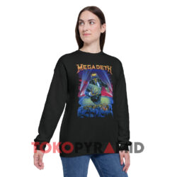 Vintage Megadeth Berlin Wall Concert Shirt 3 Vintage Megadeth Berlin Wall Concert Black Sweatshirt