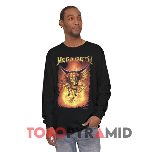 Vintage Megadeth Countdown To Extinction 1993 Black Long sleeved Front Vintage Megadeth Countdown To Extinction 1993 Black Long sleeved Front