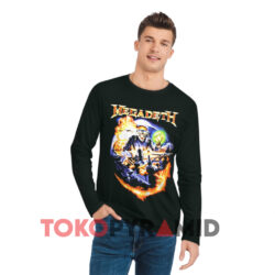 Vintage Megadeth Drop Bombs Shirt 4 Vintage Megadeth Drop Bombs Black Long sleeved