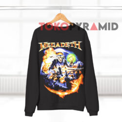 Vintage Megadeth Drop Bombs Shirt 3 Vintage Megadeth Drop Bombs Black Sweatshirt