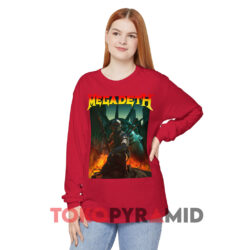 Vintage Megadeth Fatalbot Shirt 2 Vintage Megadeth Fatalbot Red Long sleeved