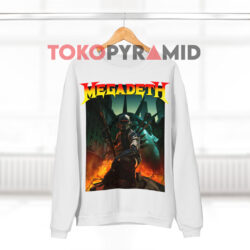 Vintage Megadeth Fatalbot White Sweatshirt