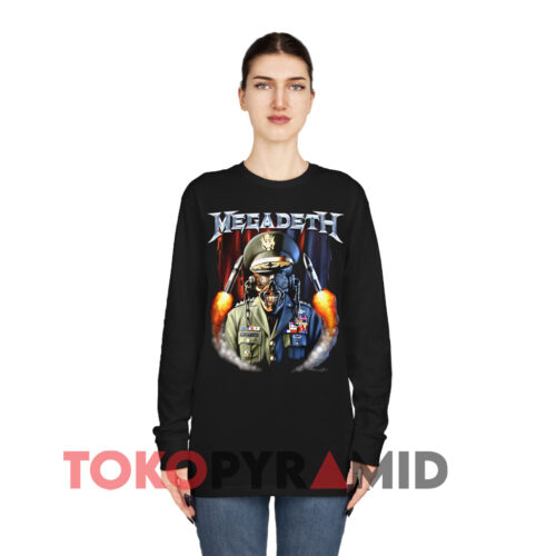 Vintage Megadeth General Vic Rattlehead Black Long sleeved Vintage Megadeth General Vic Rattlehead Black Long sleeved