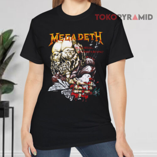 Vintage Megadeth Peace Sells But Who’s Buying T shirt Front