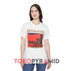 Vintage Megadeth Peace Sells White T shirt Front
