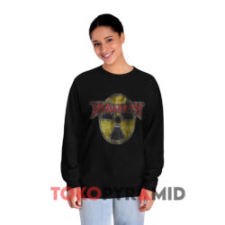 Vintage Megadeth Radioactive Nuclear Logo Black Long sleeved
