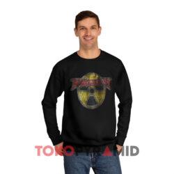 Vintage Megadeth Radioactive Nuclear Logo Black Sweatshirt