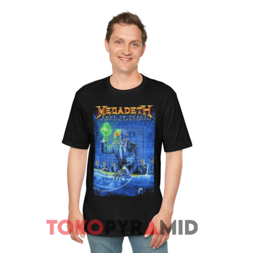 Vintage Megadeth Rust In Peace 20th Anniversary Black T shirt Vintage Megadeth Rust In Peace 20th Anniversary Black T shirt
