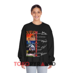 Vintage Megadeth Signatures Shirt 3 Vintage Megadeth Signatures Black Sweatshirt