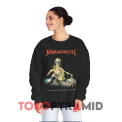 Vintage Megadeth The World Needs A Hero Shirt 3 Vintage Megadeth The World Needs A Hero Black Sweatshirt