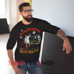 Vintage Merry Christmas Shitter Was Full Sweatshirt 4 Vintage Merry Christmas Shitter Was Full Black Sweatshirt