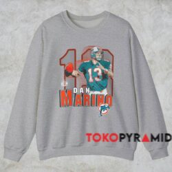 Vintage Miami Dolphins 13 Dan Marino Tee Grey Sweatshirt