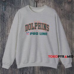 Vintage Miami Dolphins Authentic Pro Line Shirt Grey Sweatshirt
