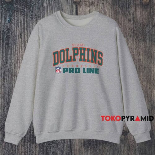Vintage Miami Dolphins Authentic Pro Line Shirt Grey Sweatshirt