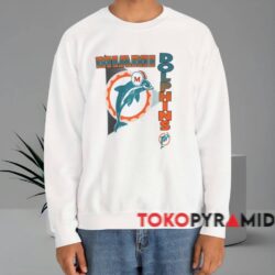 Vintage Miami Dolphins Bold Vertical Logo Shirt 4 Vintage Miami Dolphins Bold Vertical Logo Shirt White Sweatshirt