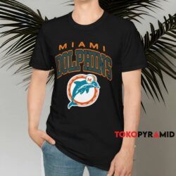 Vintage Miami Dolphins Classic Logo Shirt Black Sweatshirt