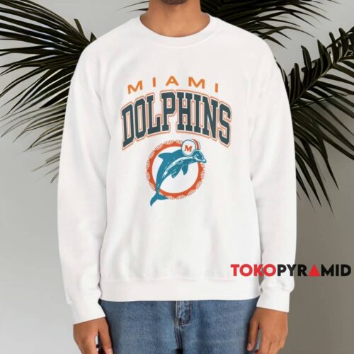 Vintage Miami Dolphins Classic Logo Shirt White Sweatshirt