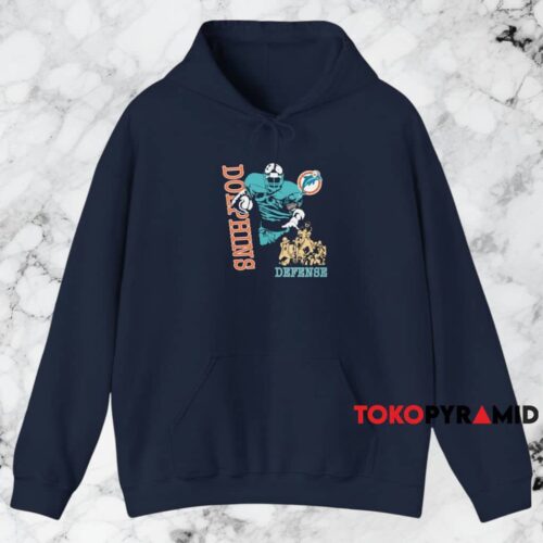 Vintage Miami Dolphins Defense Shirt Navy Hoodie