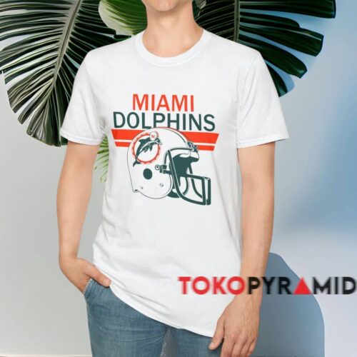 Vintage Miami Dolphins Helmet Graphic Shirt White T shirt Vintage Miami Dolphins Helmet Graphic Shirt White T shirt
