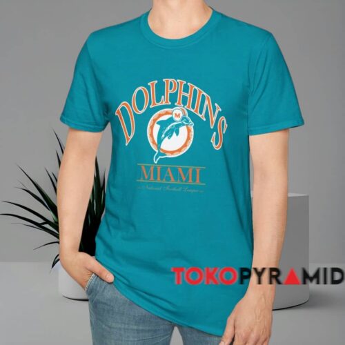 Vintage Miami Dolphins Nfl Football Shirt Tropical Blue T shirt