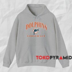 Vintage Miami Dolphins Nfl Shirt Grey Hoodie