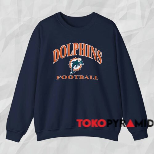 Vintage Miami Dolphins Nfl Shirt Navy Sweatshirt