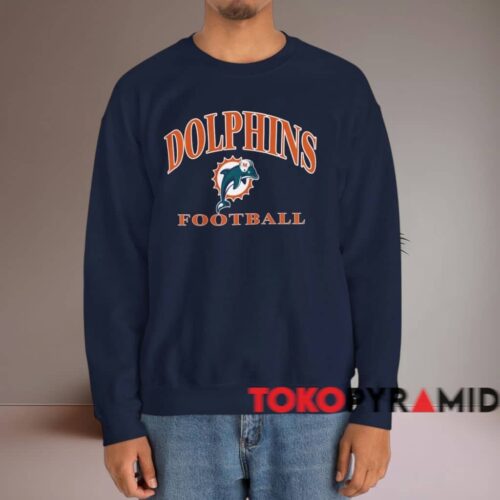 Vintage Miami Dolphins Nfl Shirt Navy Sweatshirt