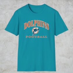 Vintage Miami Dolphins Nfl Shirt Tropical Blue T shirt