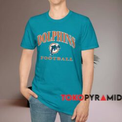 Vintage Miami Dolphins Nfl Shirt Tropical Blue T shirt