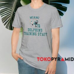 Vintage Miami Dolphins Training Staff Shirt Grey T shirt