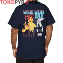 Vintage Michael Jackson 1988 Bad Tour Shirt 2 Sided