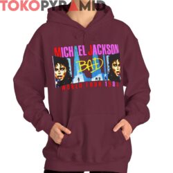 Vintage Michael Jackson Bad Tour 88 Shirt Double-sided 3 Vintage Michael Jackson Bad Tour 88 Shirt Double sided