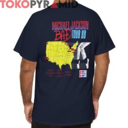 Vintage Michael Jackson Bad Tour 88 Shirt Double-sided 2 Vintage Michael Jackson Bad Tour 88 Shirt Double sided