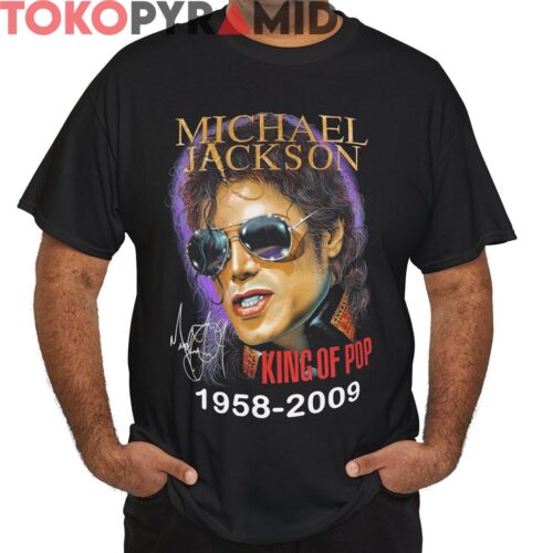 Vintage Michael Jackson King Of Pop Tribute Shirt