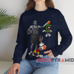 Vintage Michael Jordan Looney Tunes T-shirt 4 Vintage Michael Jordan Looney Tunes T shirt Navy Sweatshirt