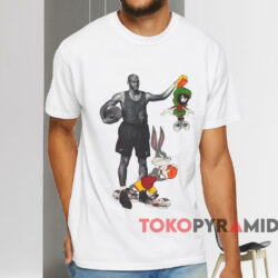 Vintage Michael Jordan Looney Tunes T shirt White T shirt