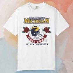 Vintage Michigan 1989 Rose Bowl Big Ten Champions T shirt