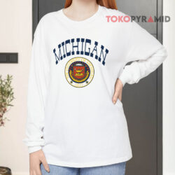 Vintage Michigan 1990s University Of Michigan Biff The Wolverine Long sleeved