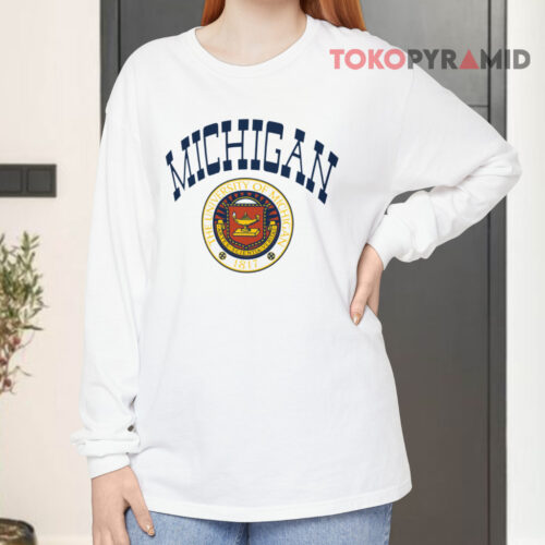 Vintage Michigan 1990s University Of Michigan Biff The Wolverine Long sleeved