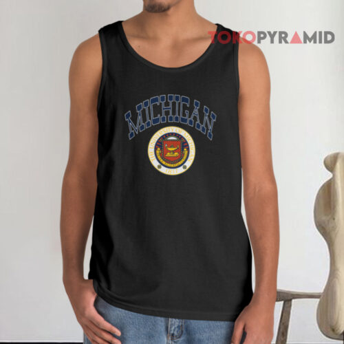 Vintage Michigan 1990s University Of Michigan Biff The Wolverine Tank Top