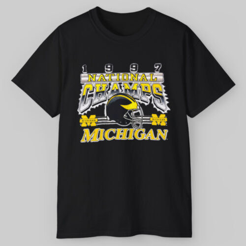 Vintage Michigan 1997 National Champions T shirt