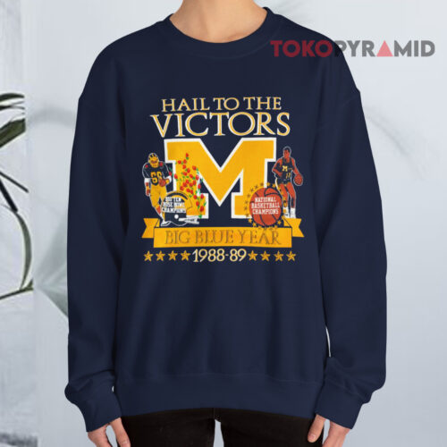 Vintage Michigan Hail To The Victors 1988 1989 Champions Sweatshirt Vintage Michigan Hail To The Victors 1988 1989 Champions Sweatshirt