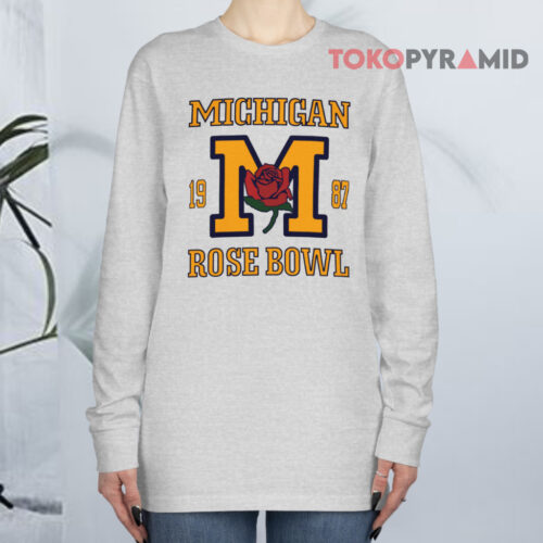 Vintage Michigan Rose Bowl 1987 Long sleeved