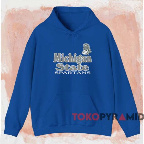 Vintage Michigan State Spartans Logo Shirt Blue Hoodie Vintage Michigan State Spartans Logo Shirt Blue Hoodie