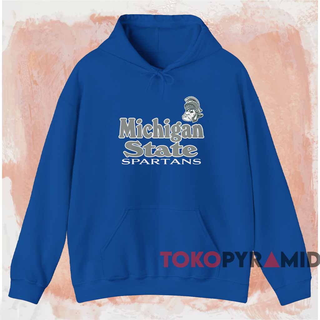Vintage Michigan State Spartans Logo Shirt Blue Hoodie Vintage Michigan State Spartans Logo Shirt Blue Hoodie