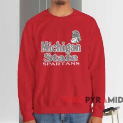 Vintage Michigan State Spartans Logo Shirt 4 Vintage Michigan State Spartans Logo Shirt Red Sweatshirt