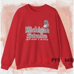 Vintage Michigan State Spartans Logo Shirt 3 Vintage Michigan State Spartans Logo Shirt Red Sweatshirt